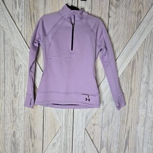 Under Armour Women's Purple Quarter-Zip Top